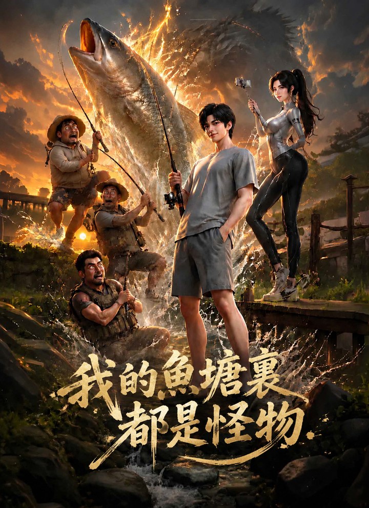 《我的魚塘裏都是怪物》海報