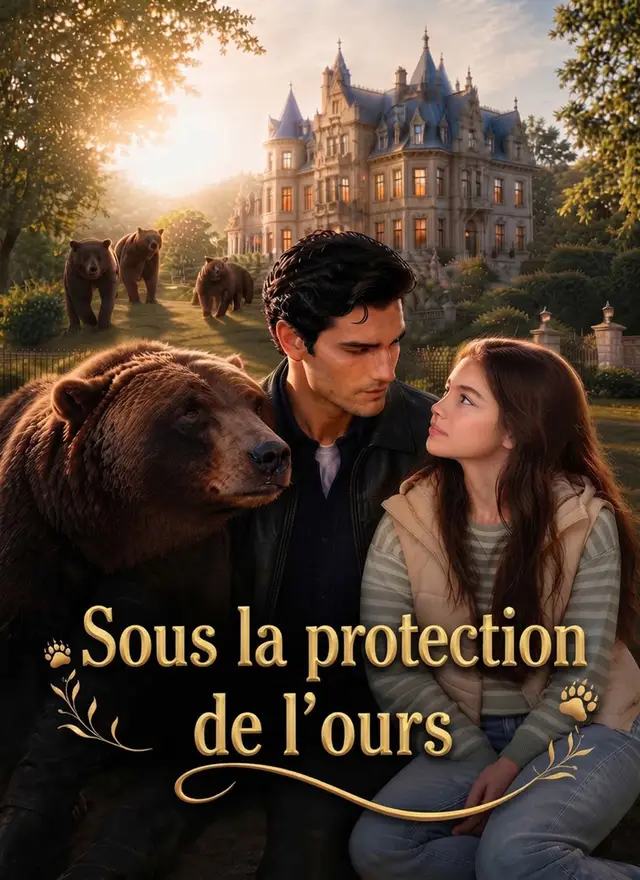 Sous la protection de l'ours affiche
