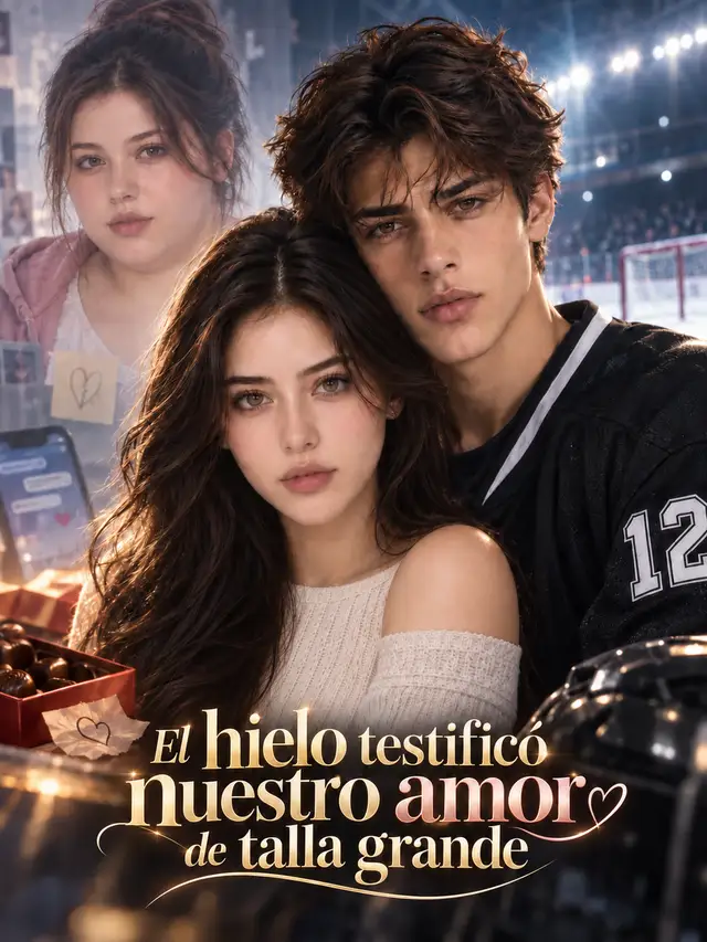 El hielo testificó nuestro amor de talla grande póster