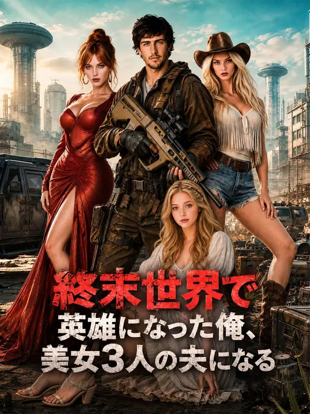 （吹替版）終末世界で英雄になった俺、美女3人の夫になる ポスター