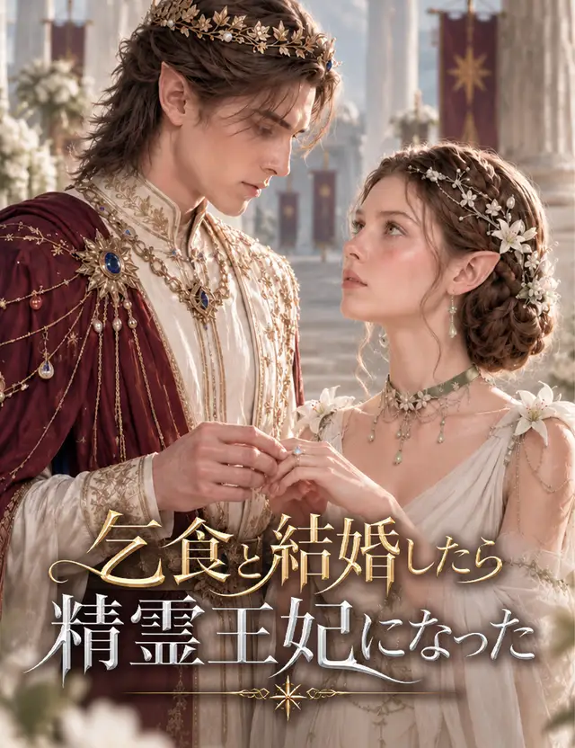 乞食と結婚したら、精霊王妃になった ポスター