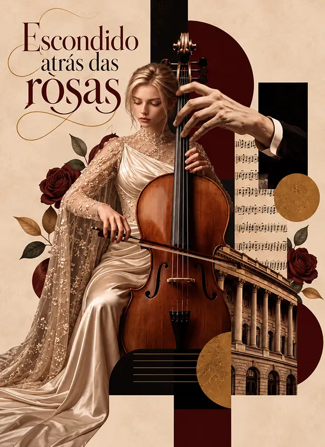 Escondido atrás das rosas pôster