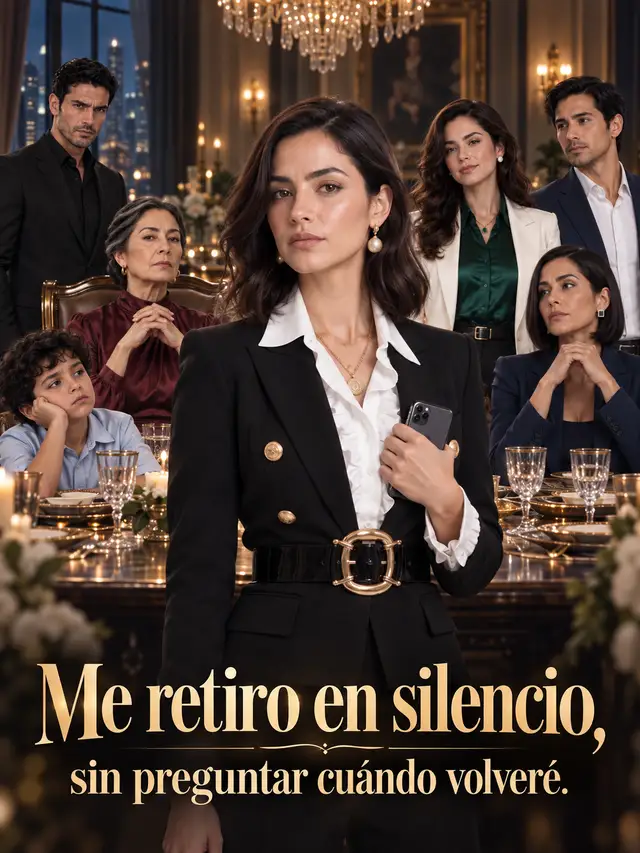 Me retiro en silencio, sin preguntar cuándo volveré. โปสเตอร์