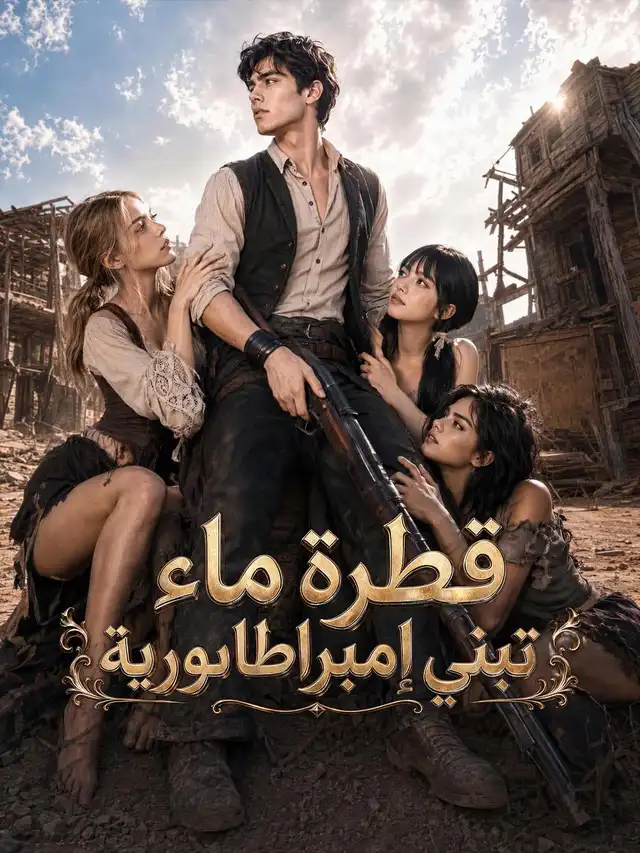 قطرة ماء تبني إمبراطورية ملصق