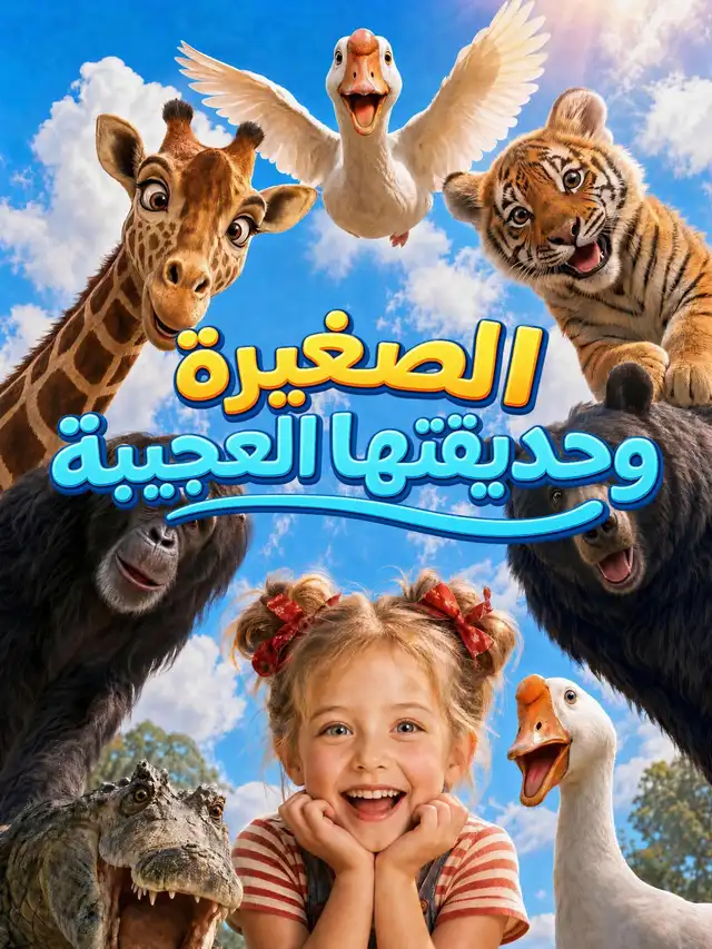 الصغيرة وحديقتها العجيبة ملصق