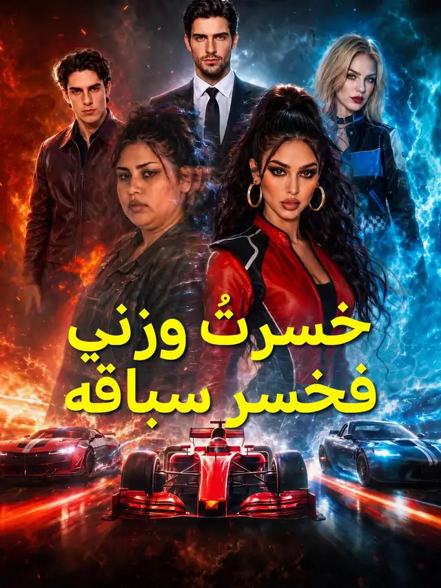 خسرتُ وزني فخسر سباقه ملصق