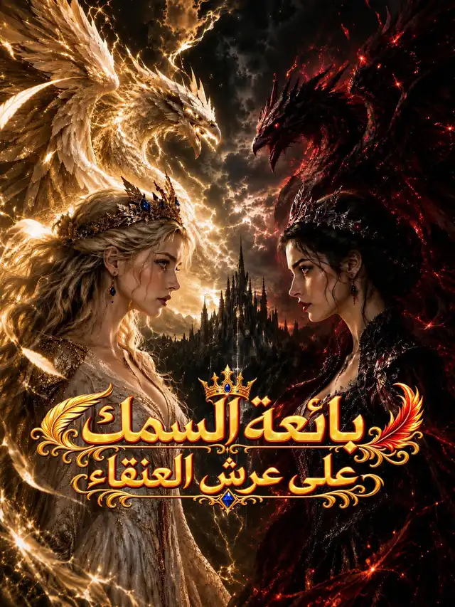 بائعة السمك على عرش العنقاء ملصق