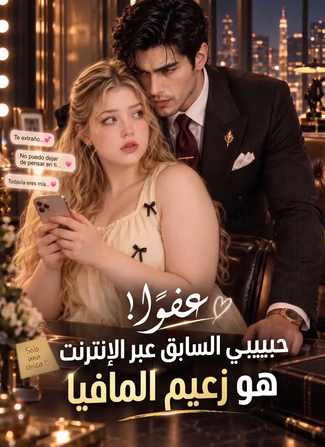 عفوًا! حبيبي السابق عبر الإنترنت هو زعيم المافيا ملصق