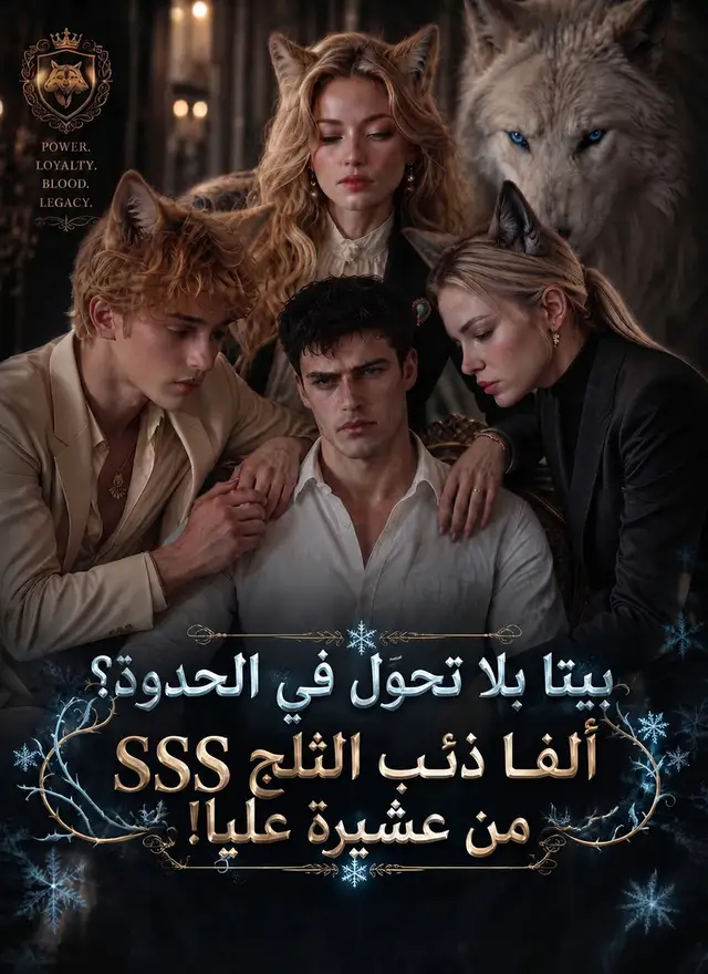 بيتا بلا تحوّل في الحدود؟ ألفا ذئب الثلج SSS من عشيرة عليا! ملصق
