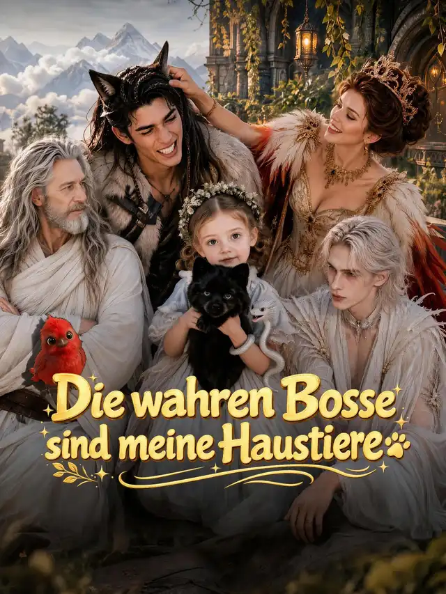 Die wahren Bosse sind meine Haustiere ملصق