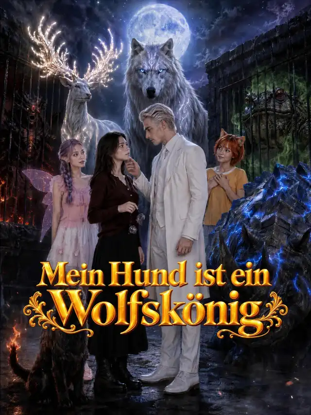 Mein Hund ist ein Wolfskönig pôster
