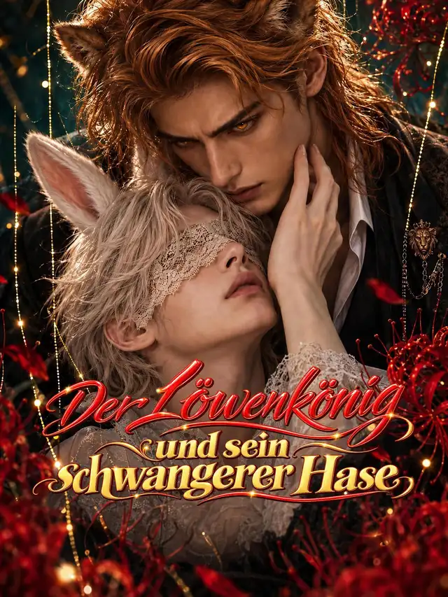 Der Löwenkönig und sein schwangerer Hase poster