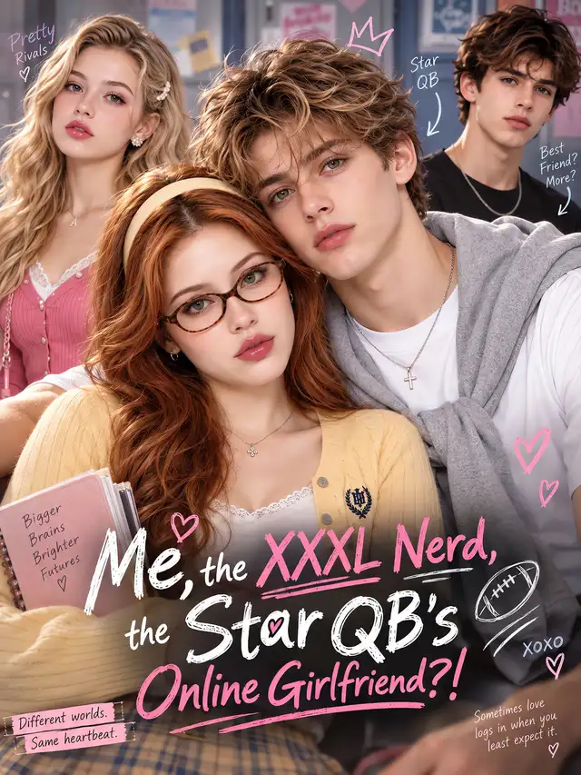 Me, the XXXL Nerd, the Star QB’s Online Girlfriend?! โปสเตอร์