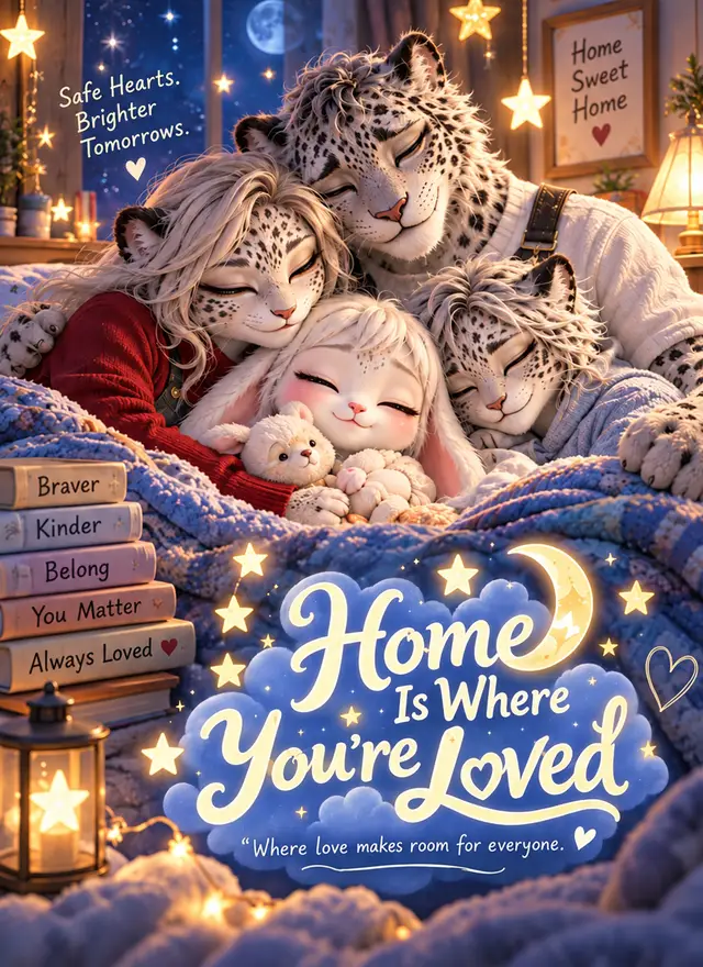 Home Is Where You're Loved ملصق