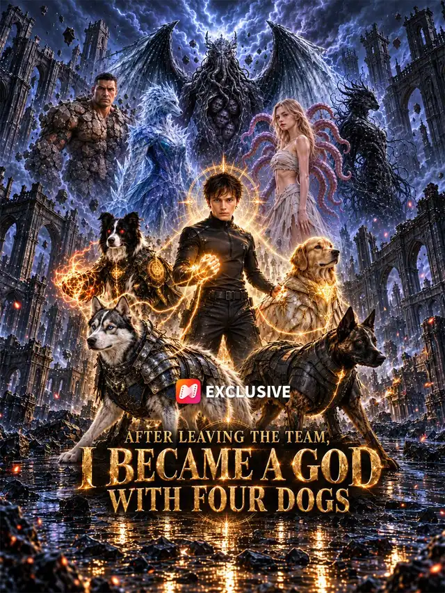 After Leaving the Team, I Became a God with Four Dogs โปสเตอร์