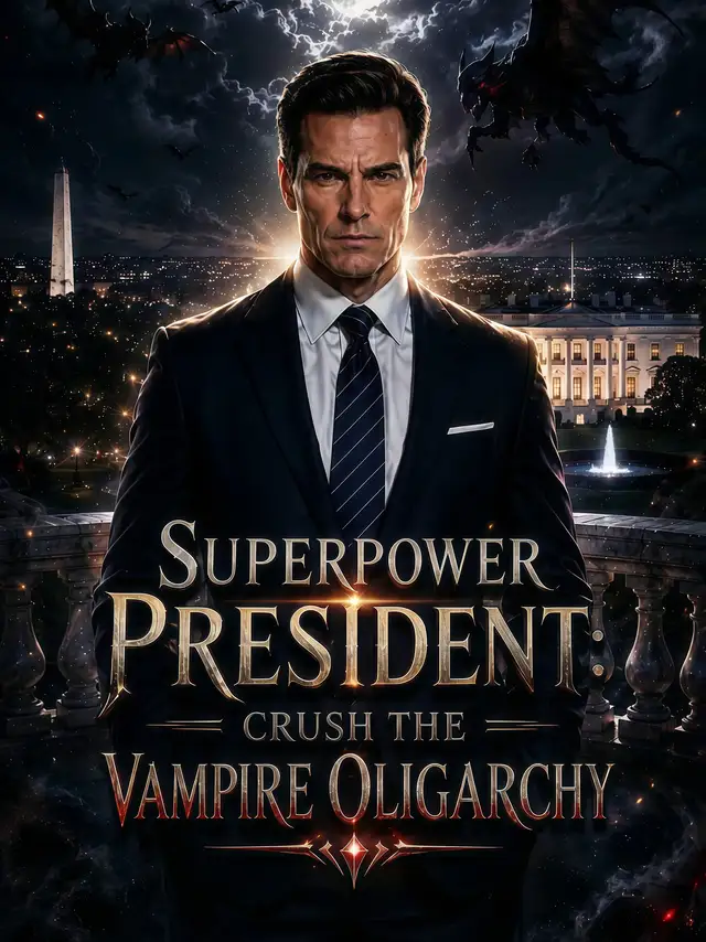 SUPERPOWER PRESIDENT:CRUSH THEVAMPIRE OLIGARCHY โปสเตอร์