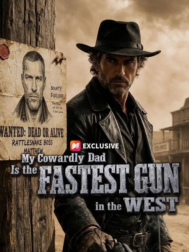My Cowardly Dad Is the Fastest Gun in the West ポスター