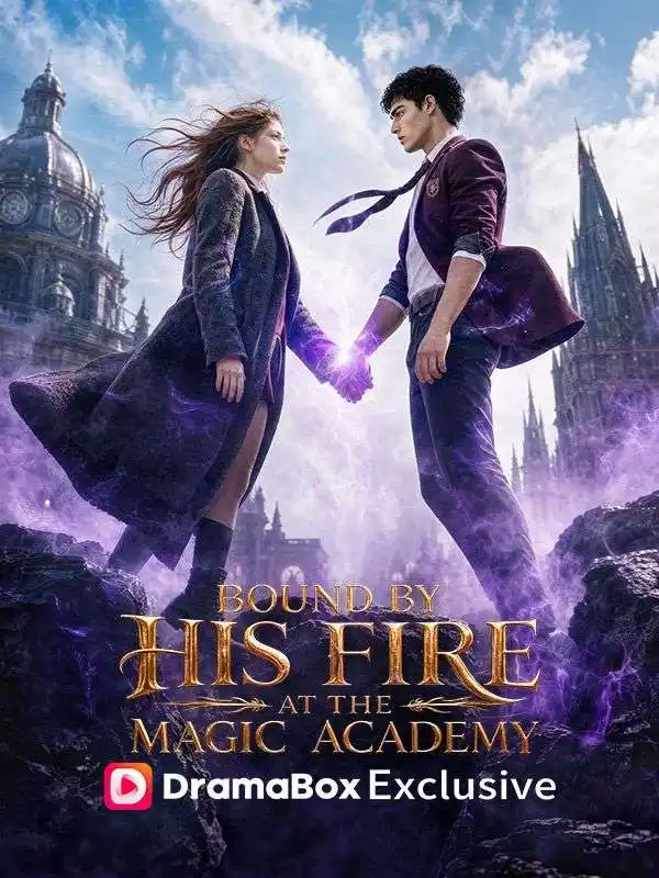 Bound by His Fire at the Magic Academy โปสเตอร์