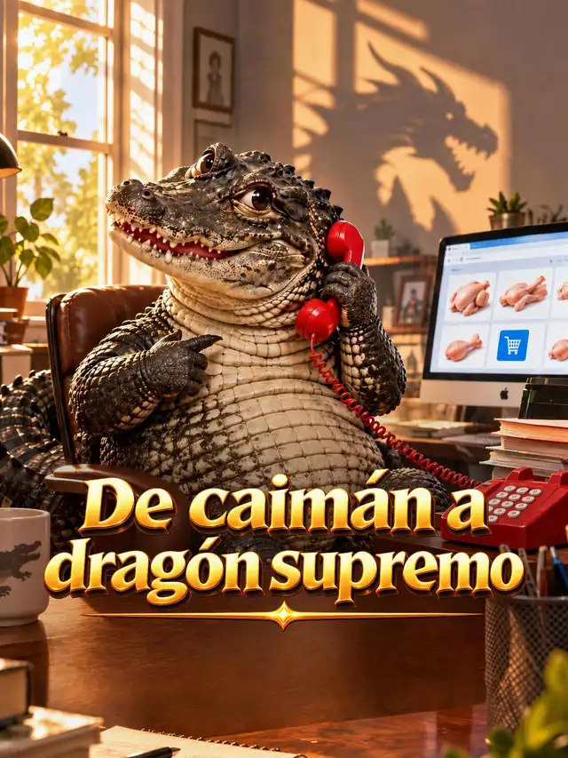De caimán a dragón supremo โปสเตอร์