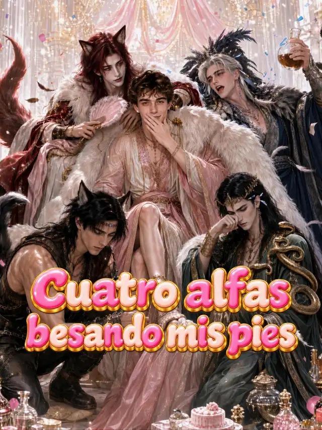 Cuatro alfas besando mis pies poster