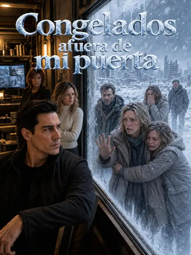 Congelados afuera de mi puerta póster
