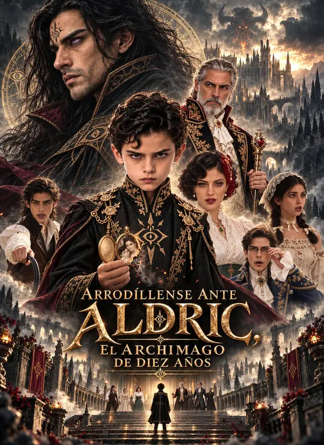 Arrodíllense ante Aldric, el Archimago de Diez Años póster