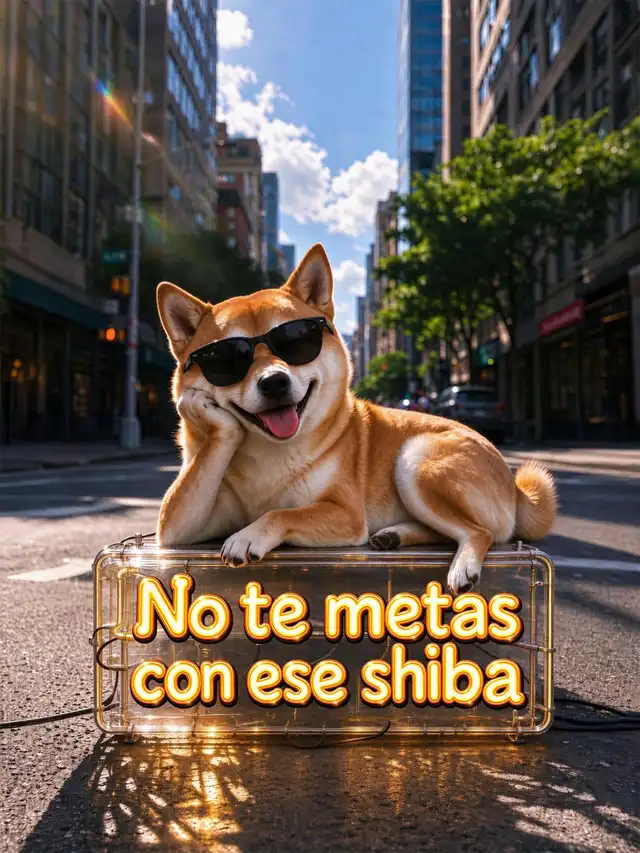 No te metas con ese shiba poster