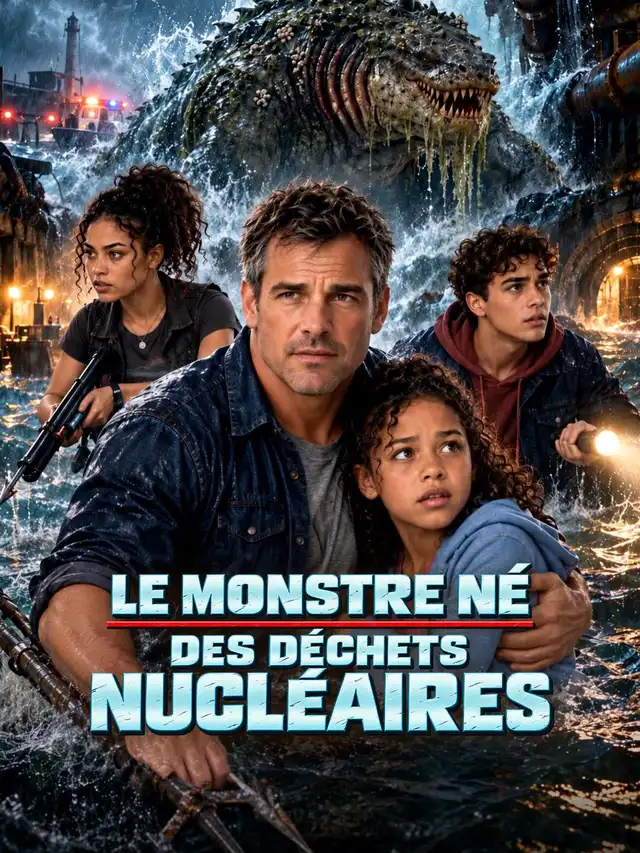 LE MONSTRE NÉ DES DÉCHETS NUCLÉAIRES โปสเตอร์