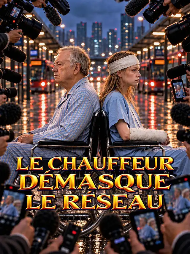 LE CHAUFFEUR DÉMASQUE LE RÉSEAU ملصق