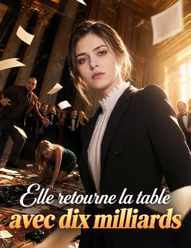 Elle retourne la table avec dix milliards affiche