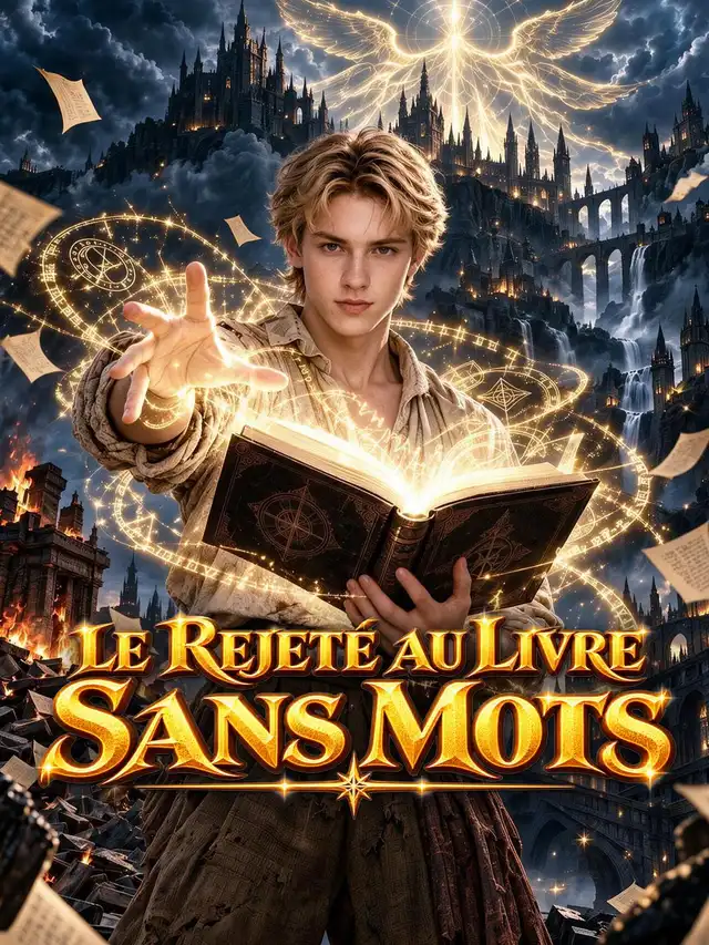 LE REJETÉ AU LIVRE SANS MOTS ملصق