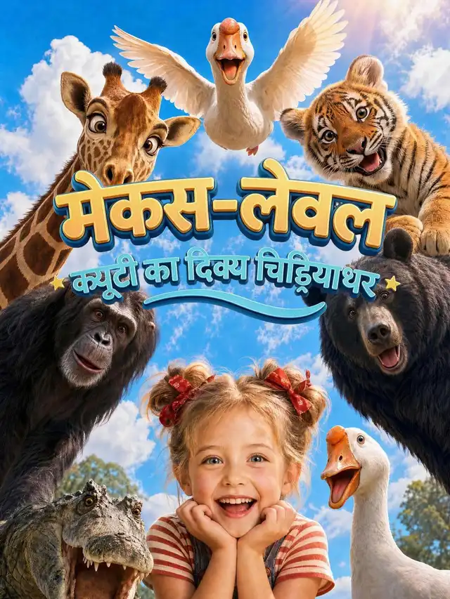 मैक्स-लेवल क्यूटी का दिव्य चिड़ियाघर poster