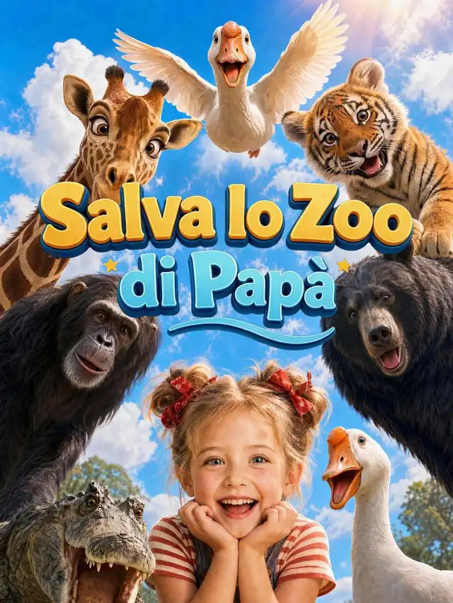 Salva lo Zoo di Papà ملصق
