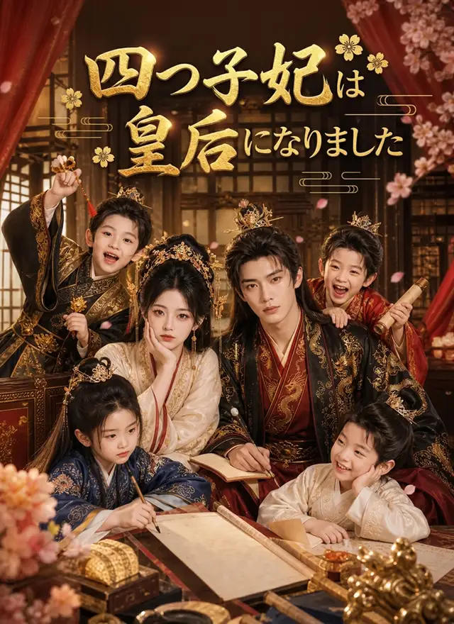 四つ子妃は皇后になりました ポスター