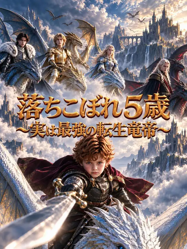 落ちこぼれ5歳~実は最強の転生竜帝~ affiche