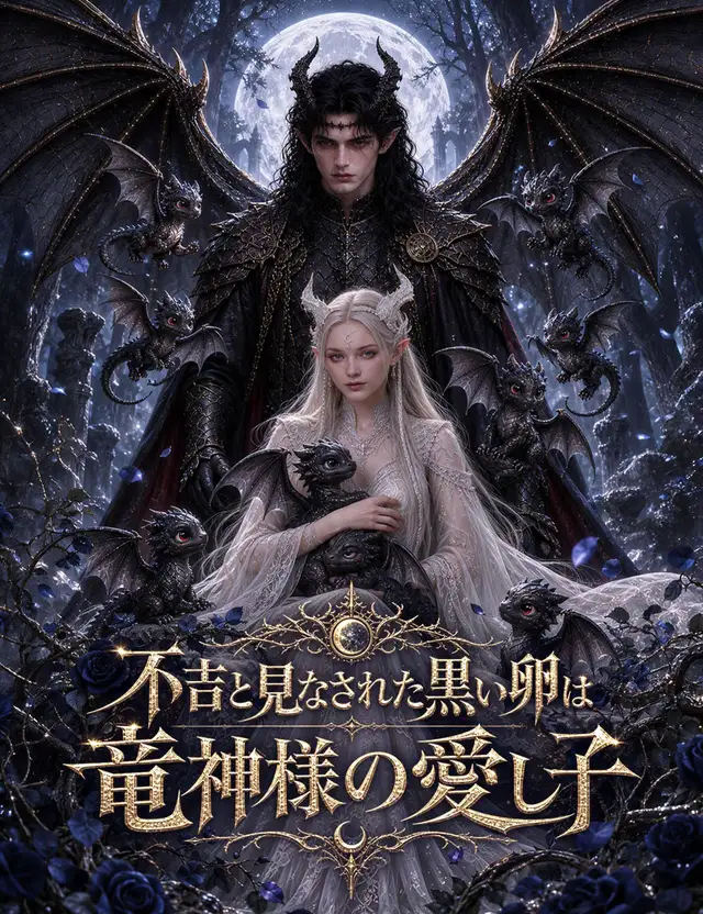 不吉と見なされた黒い卵は竜神様の愛し子 โปสเตอร์