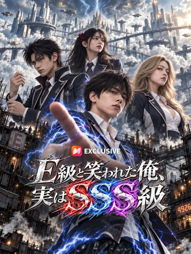 E級と笑われた俺、実はSSS級 ポスター