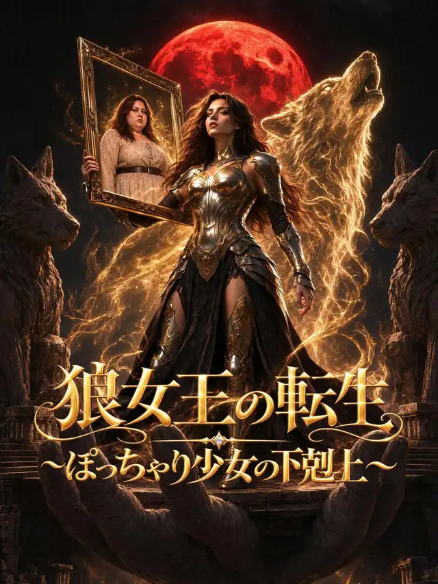 狼女王の転生～ぽっちゃり少女の下剋上～ ポスター
