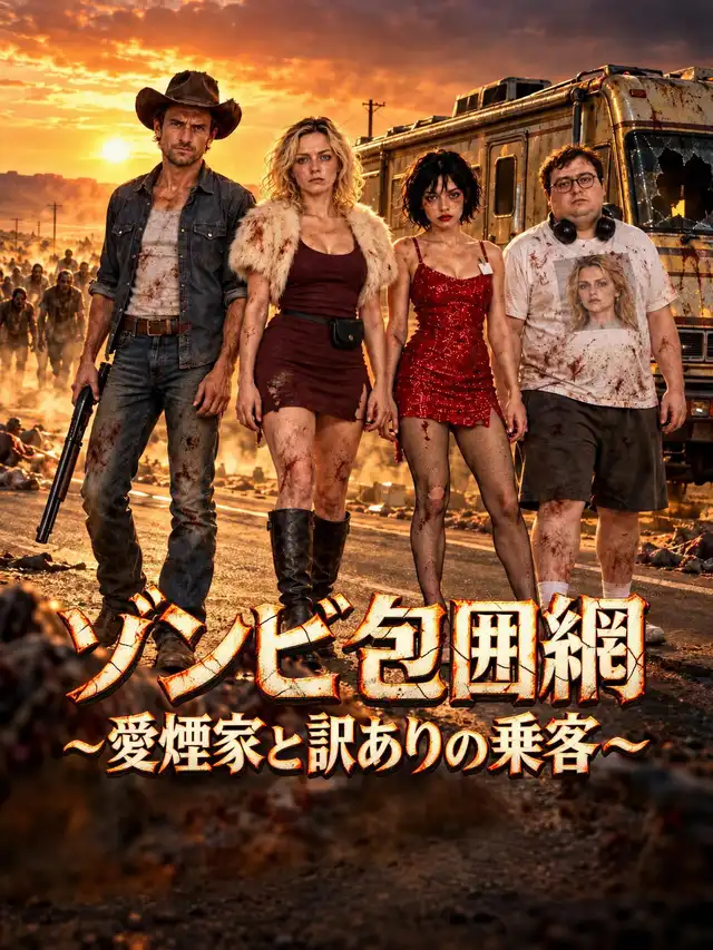 ゾンビ包囲網～愛煙家と訳ありの乗客～ ポスター