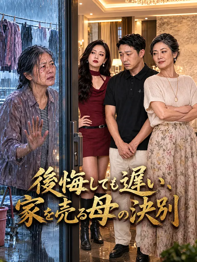 後悔しても遅い、家を売る母の決別 ポスター