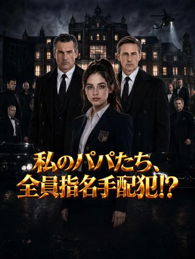 私のパパたち、全員指名手配犯！？ ポスター