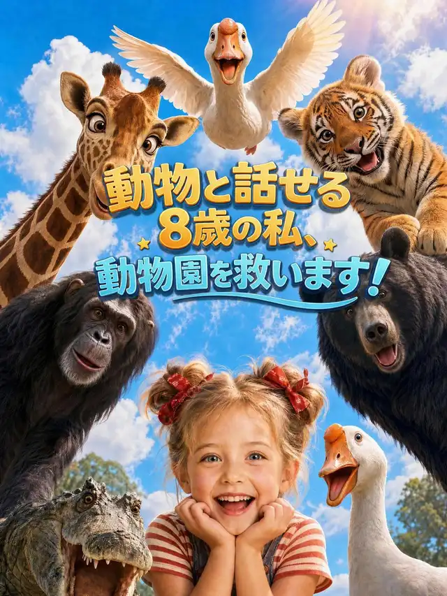 動物と話せる8歳の私、動物園を救います! โปสเตอร์
