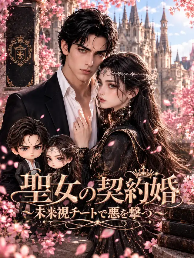 聖女の契約婚～未来視チートで悪を撃つ～ ポスター