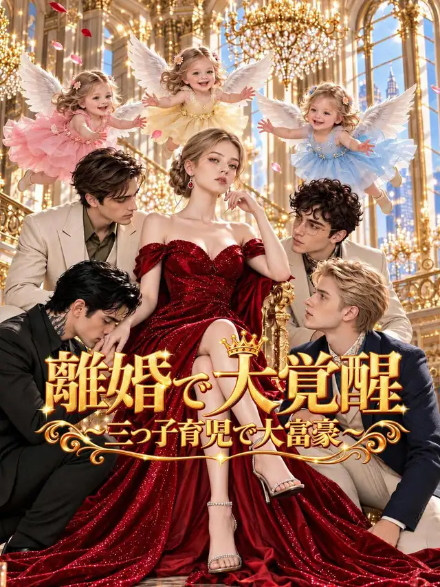 離婚で大覚醒~三つ子育児で大富豪~ ポスター
