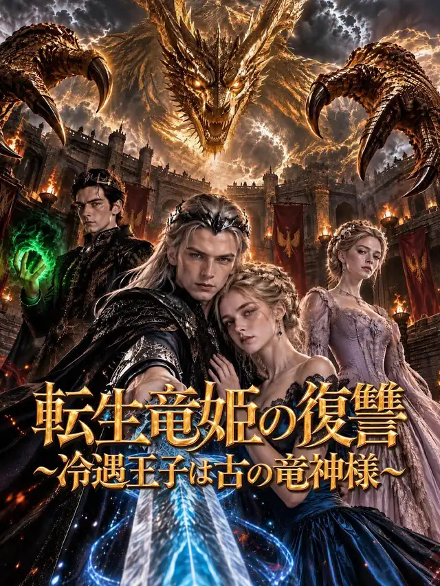 転生竜姫の復讐～冷遇王子は古の竜神様～ ポスター