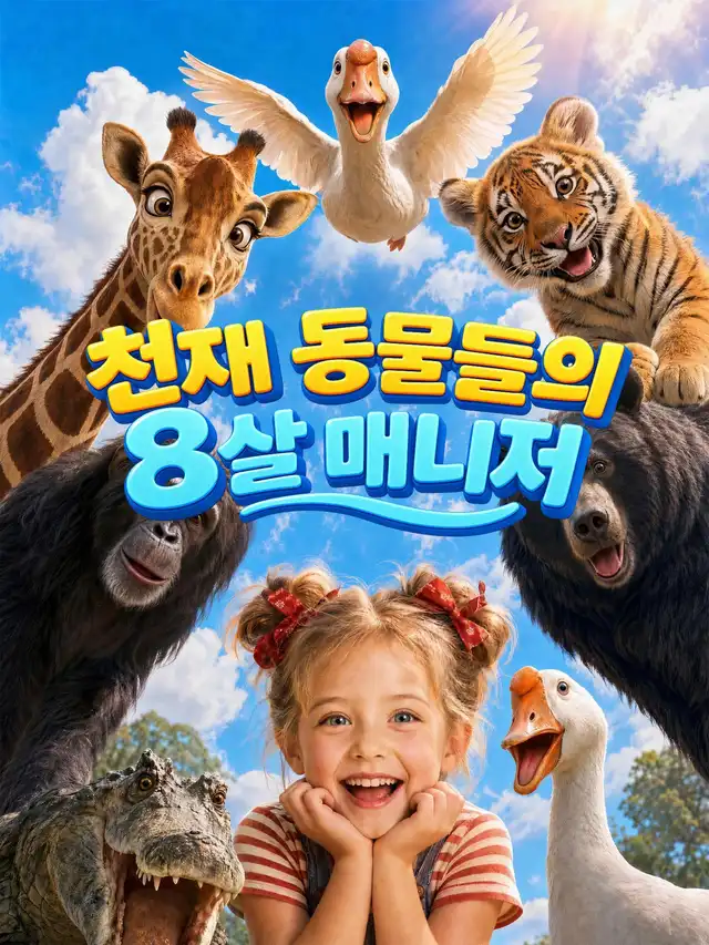 천재 동물들의 8살 매니저 포스터