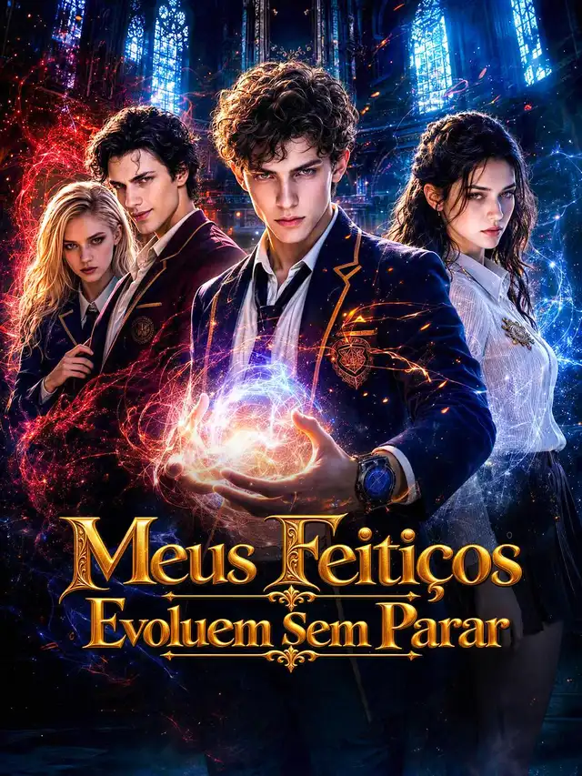 Meus Feitiços Evoluem Sem Parar ملصق