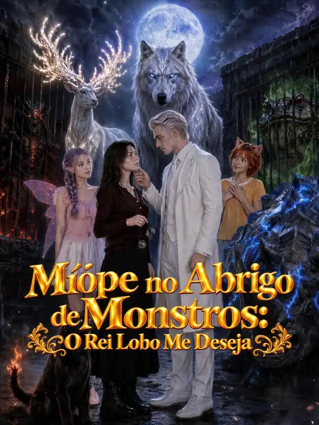 Míope no Abrigo de Monstros: O Rei Lobo Me Deseja ポスター