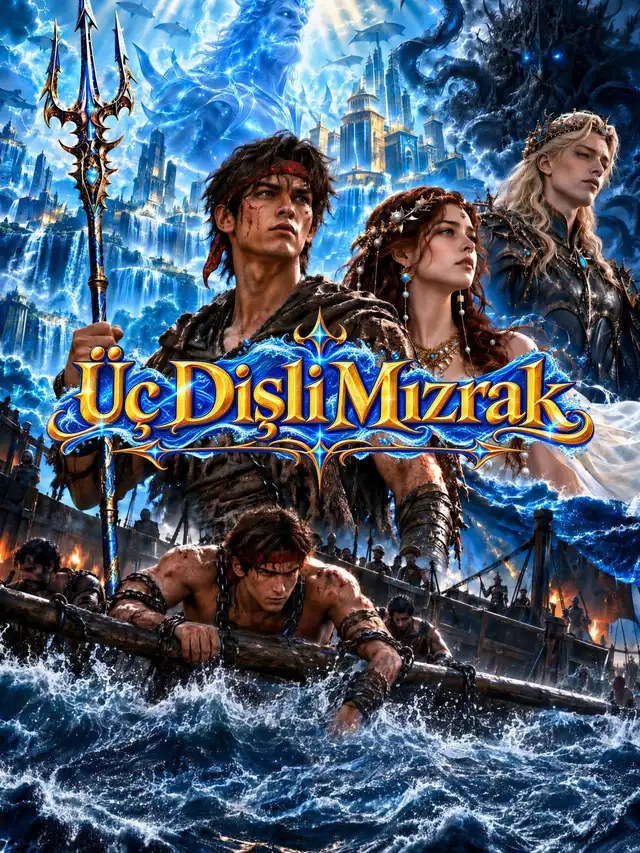 Üç Dişli Mızrak ملصق