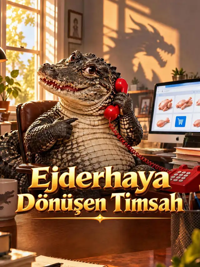 Ejderhaya Dönüşen Timsah poster